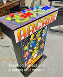 DIY Pedestal Arcade Cabinet Unfinished for Mame Pandora’s Box Raspberry Pi